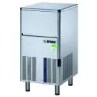 HOLLOW CUBE ICE MAKER - Mod SDH 64 - CONTAINER CAPACITY kg 20 - PRODUCTION WITH AIR-COOLED MOTOR UP TO kg 62/24 h - PRODUCTION WITH WATER-COOLED MOTOR UP TO kg 60/24 h - Dimensions cm L 48,6 x D 57,5 x 81,6/90,8 H