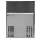FULL CUBE ICE MACHINE - SPRAY SYSTEM - Mod SS 75 - CUBE TYPE: M/L - CUBE: gr 22/40 - AIR-COOLED VERSION PRODUCES UP TO 58 kg/24h - WATER-COOLED VERSION PRODUCES UP TO 60 kg/24h - Dim cm L 51,5 x D 64,5 x H 84 - CE approved