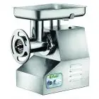 COMMERCIAL MEAT MINCER 32 TND (removable mincing set) - Stainless steel mincing set - Reverse function - Power hp 2,2 - 1600W 230V Single phase 50hz - Production per hour Kg/h 300-500