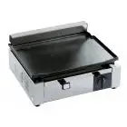 Electric griddle with smooth single hob cm 35,5x25,5 Allforfood SICILIA L TOP