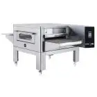 ELECTRIC CONVEYOR PIZZA OVEN - Mod. C/80 - Modular and stackable - Stainless steel - Chamber dimensions cm L 80 x D 110 x 10 h - Power 24,4 Kw - CE approved