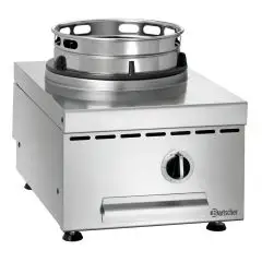 Wok cooktop 1 gas burner Bartscher - Mod GWTH1 - Power 11,5kW - Dimensions L 40 x D 60 x H 41,5 cm