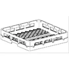 POLYPROPYLENE LARGE HOLES RACK - MOD. CQ/50/RPL - Dimensions cm 50x50x11