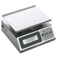 SCALE - MOD. BIL 10G - BOWL DIMENSIONS cm 24x18 - MAX CAPACITY kg 10 - EC STANDARDS