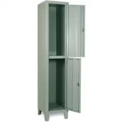 MULTIPLE TIER METAL LOCKER - MOD. EXT 35/50 - Single unit structure with doors - DIMENSIONS Cm L 37x H180