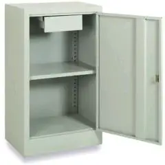 SHORT METAL LOCKER  - N. 1 DOOR WITH DRAWER - MOD. BAS60/C - Single unit structure - DIMENSIONS Cm L60x D40x H100 - Volume m³ 0,25 - Weight Kg. 20