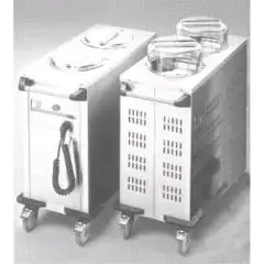 Plate lifting trolley, twin tube
