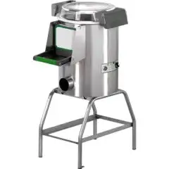 POTATO PEELER mod PPF5 - Loading capacity kg 5 - Production per hour kg/h 60 - (Potato tray and stand mod. CI included) - POWER SUPPLY: SINGLE OR THREE PHASE - Power hp 0,5 / 370W - CE APPROVED