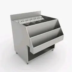 COCKTAIL STATION - MOD. 130108 - Dimensions Cm L82 x D56 x h83,5 - Weight Kg. 36 - Volume: 0,2