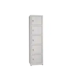 Multi-compartment storage cabinet ZINCOPLASTICIZED - Available in 4/5/6 doors versions