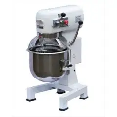 PLANETARY MIXER - Mod. IP 10 - Cast iron base - Stainless steel bowl - Bowl capacity lt 10 - Power kW 0,6 - Single phase - Dimensions cm L 47 x D 38 x 68h - EC standards