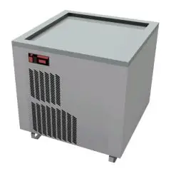ICE PLATE, FREE-STANDING - MOD. VRLEG800 - FOR ICE CREAM ROLLS - MAX TEMP. -38°C - SINGLE PHASE - Power Kw 1,23 - PLATE DIMENSIONS cm 61 x 56 - EXTERNAL DIMENSIONS cm L 80 x D 75 x 85h
