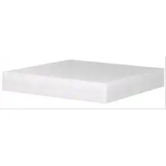 WHITE FOOD GRADE POLYEHENE CHOPPING BLOCK FOR STAINLESS STEEL STOOLS - MOD. CPE - Width cm 8