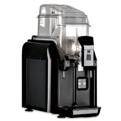 ELECTRONIC SLUSH MACHINE - MOD. BIG BIZ 1 - ALSO SUITABLE FOR SORBETS, COLD CREAMS AND COCKTAILS - SINGLE BOWL - No. 1 COMPRESSOR - CAPACITY 6L - COOLS PROUCT FROM BELOW UPWARDS - COMPACT - Dim. Cm. L 25 x D 47,6 x h 55,5 - CE APPROVED