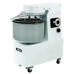 FIXED HEAD SPIRAL MIXER mod. IBV 30 - With speed variator - Single phase V 230 - Bowl capacity lt.32 - Dough weight Kg.25 - Power Kw 1,1 - CE approved