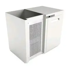 RECESSED REFRIGERATED UNDER BAR COUNTER - MOD. CIR850/TN100 - Positive Temperature (fridge) +4°C/+8°C - L. 100 cm - BUILT-IN CONDENSING UNIT