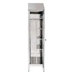 Stainless steel broom storage wardrobe locker - n.1 door