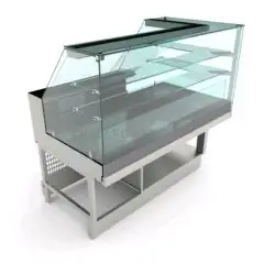 END UNIT FOR COMBI DISPLAY - MOD. BSCSVADTERMSX - FINISHING PANELS NOT INCLUDED - HIGH FLAT GLASS FRONT - STATIC COOLING - SINGLE PHASE V 230/50Hz - POWER W 1032 - CAPACITY cm ³ 12,11 - DIMENSIONS Cm L 152,1 x D 82,8 x H 135