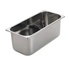 GRADE AISI 304 18/10 STAINLESS STEEL ICE CREAM PANS - THICKNESS mm. 0,8