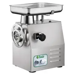 COMMERCIAL MEAT MINCER 22/RG - Aluminum grinding group - Reverse function - Power 1,5 HP - 1100W 230V Single-phase - Hourly production Kg/h 200-300