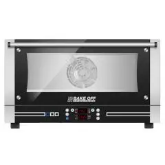 ELECTRIC STEAM CONVECTION OVEN WITH DIGITAL CONTROLS - Cod. BISTROT 364D - SUITABLE FOR PÂTISSERIE AND BAKERY - CAPACITY: n. 3 cm 60x40 baking trays - Power Kw 3,6 - SINGLE PHASE 230 V 50/60 Hz - Max temperature 270°C - Exterior dimensions cm L 83 x D 83 