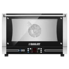 DIGITAL ELECTRIC STEAM CONVECTION OVEN - Cod. BISTROT 464D - SUITABLE FOR PÂTISSERIE AND BAKERY - CAPACITY: n. 4 cm 60x40 baking trays - Power Kw 6,5 - Electric power supply: 230/400 V 50/60 Hz - Max temperature 270°C - Exterior dimensions cm L 83 x D 83 