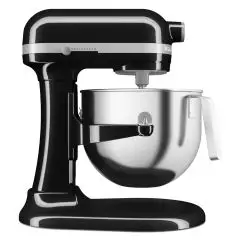 KITCHENAID PLANETARY MIXER - Mod K6N Heavy Duty Black - Metal Structure - 1 Bowl lt 6,6 - Power 375 W - Single-phase Power Supply 220-240V - Dimensions cm L 28,7 x D 37,1 x H 41,9