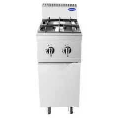 GAS COOKER - Mod. CV7I2DH2 - NO. 2 BURNERS - AMBIENT CUPBOARD WITH DOOR - PILOT LIGHT - Power kW 14 - Dimensions cm L 40 x D 70 X H 108,5 - CE approved