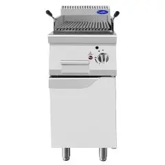 GAS LAVA STONE GRILL - Mod. CV7I4EOI - AMBIENT CUPBOARD WITH HINGED DOOR - Power kW 7 - Dimensions cm L 40 x D 70 X H 108,5 - CE approved