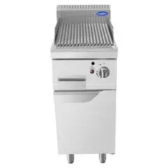 GAS LAVA STONE GRILL - Mod. CV9I4EH - AMBIENT CUPBOARD WITH HINGED DOOR - Power kW 9 - Dimensions cm L 40 x D 90 X H 114 - CE approved
