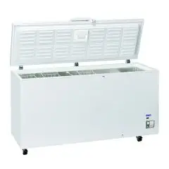CHEST FREEZER - Mod CF 608 - CAPACITY 600 L - STATIC REFRIGERATION - TEMPERATURE -15°/-25°C - Dimensions cm L 180,5 x D 70 x H 85 - CE Standard