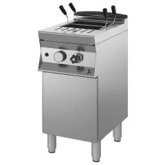 GAS PASTA COOKER - Mod 7DDQH1 - N 1 Tank Lt 28 - Dimensions cm L 40 x D 70 x H 85/90