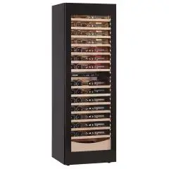 Wine display cooler with capacity Lt 318 and temperature +2° / +12 ° C / +12° / +20 ° C Klimaitalia FY 170 2V