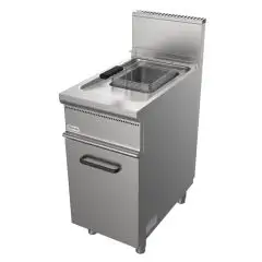 GAS FRYER, FREE-STANDING - EASY LINE - MOD. G7JUM1V13 - N. 1 tank Lt. 13 oil capacity - Power kW 11,2 - Dimensions: cm L 40 x D 70 x H 85 - CE approved