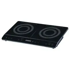 INDUCTION HOB - Mod ET350G - Glass-ceramic cooktop - Single-phase supply 230V/1N/50Hz - Power kW 1,8 + kW 1,7