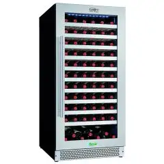 Refrigerated wine display ventilated with temperature from 0 to +10 °C Forcar G-VI120S