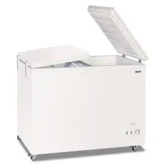 Chest freezer with solid lid model GELO 350 FLP, temperature -13&deg;C / -23&deg;C, gross capacity 304 Lt, external dimensions 1090 x 680 x 895 mm.