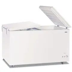 Chest freezer with solid lid model GELO 550 FLP, temperature -13&deg;C / -23&deg;C, gross capacity 473 Lt, external dimensions 1610 x 680 x 895 mm.