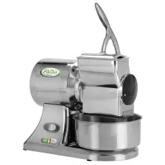 GRATER - MOD. GRAGSD1 - BODY ON RIGHT - SUPPLY V 230/50Hz SINGLE PHASE - POWER Kw 0,75 (1,0 Hp) - PRODUCTION PER HOUR Kg 70 - DIMENSIONS cm 22 X 38 X 38 - CE STANDARDS