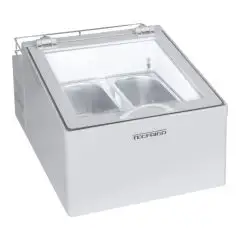 Countertop display for churned ice cream - Model ICE POINT 20 - Static refrigeration - Temperature from -10°C to -22°C