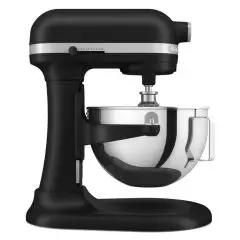 KITCHENAID PLANETARY MIXER - Mod K55BM Heavy Duty Black - Metal Structure - 1 Bowl lt 5,2 - Power 375 W - Single-phase Power Supply 220-240V - Dimensions cm L 28,7 x D 37,1 x H 41,9
