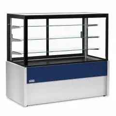 REFRIGERATED DISPLAY CASE ASSISTED SERVICE - PASTRY - MOD. KRISTALL - LED LIGHTING - TEMPERATURE +2/+6 &deg;C - VENTILATED REFRIGERATION