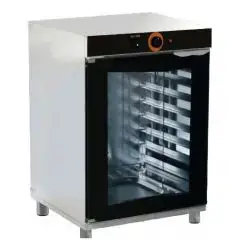 PROOFING CABINET – Mod LIEV 1 – Tray capacity: 8 trays 43 x 33 cm – Power: 1,1 kW – Power supply: single-phase 230V/1/50-60Hz – External dimensions: cm L 68 x D 88,5 x 57,8 H