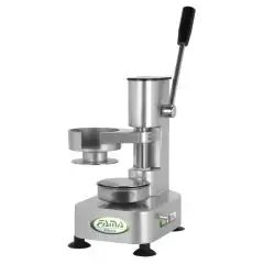 MANUAL HAMBURGER MAKER - MOD. PRAM10 - MOULD DIMENSIONS Ø cm 10 - DIMENSIONS Cm 19 x 25 x 32 - CE STANDARDS