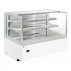 Multideck chiller - Mod LILIUM GRAB&GO SELF H 1155 - Ventilated cooling - Temperature +2°C to +6°C (display shelf) and +4°C to +8°C (on the shelves)