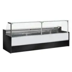Refrigerated food counter - Mod MESETAS VT - Ventilated with cool storage - Temperature &deg;C +0/+2 - Display surface depth: 75 cm