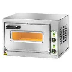 ELECTRIC PIZZA OVEN - Mod MICROV22C - 1 chamber - Firebrick oven base - Chamber dimensions cm L 40,5 x D 40,5 x H 22 - N pizzas 1 (Ø cm 33) - Power 2,2 kW - Single-phase