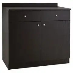 WAITER'S STATION - MOD. ML3202SS - White oak veneered structure - N. 2 cupboards - N. 2 drawers - Dimensions cm L90xD48xH95