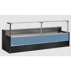 Neutral food counter (without group and without evaporator) - Mod MESETAS NE - Display surface depth: 79 cm