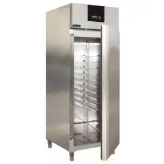 UPRIGHT FRIDGE - AISI 304 STAINLESS STEEL - FOR PASTRY - VENTILATED COOLING - Mod PXF990TN - CAPACITY Lt 852 - N 1 DOOR - TEMPERATURE +2º/+8ºC - Dim cm L 74 x D 104,65 x h 210
